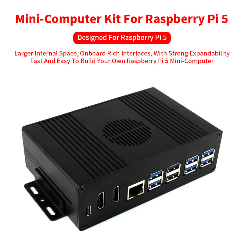 Raspberry Pi 5 8Gb Kit - Zestaw minikomputerowy Raspberry Pi 5 All-In-One