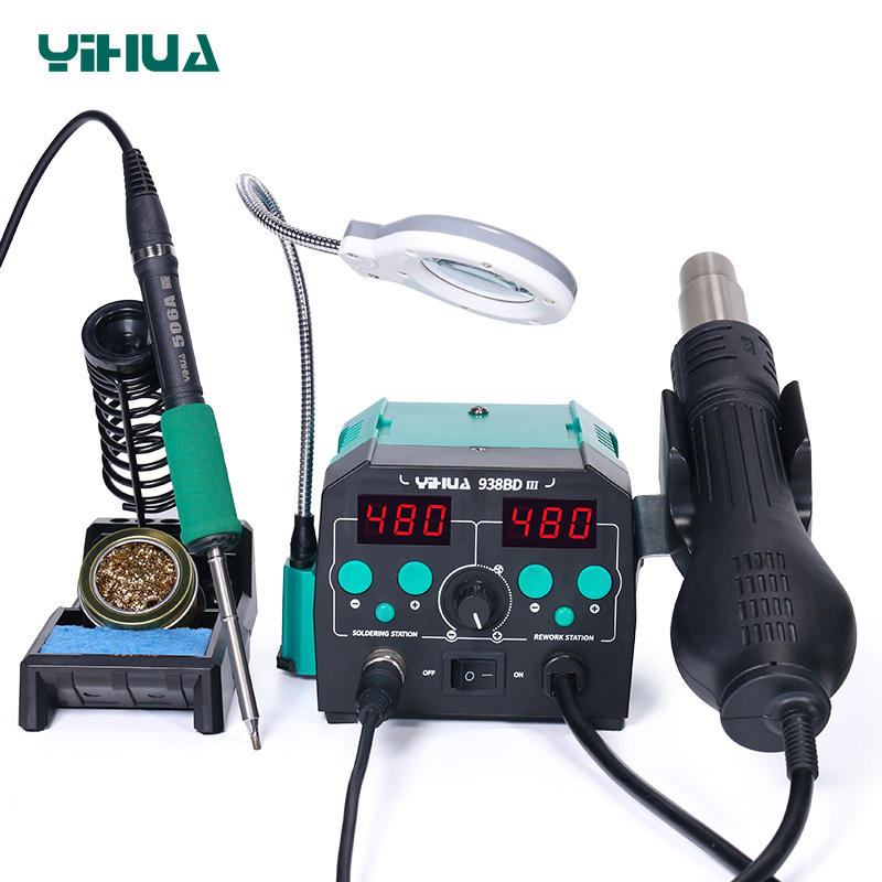 YIHUA 938BD-III 775W 2 w 1 Sta – Hot Air Rework Station T12 recenzja i cena
