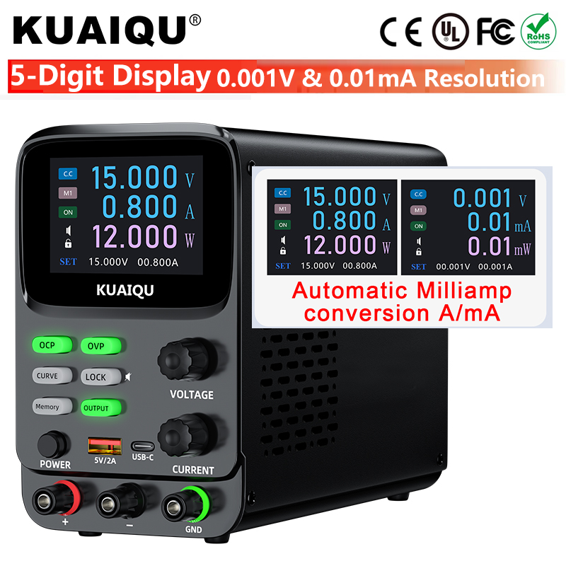Zasilacz laboratoryjny KUAIQU, – Programmable Dc Power Supply 30V 10A recenzja i cena