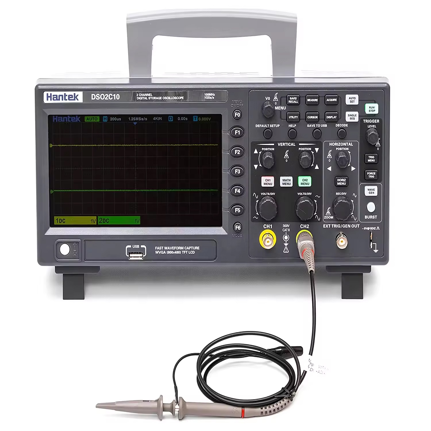 DSO2C10 DSO2C15 DSO2C10 2-kana – Digital Storage Oscilloscope 100Mhz recenzja i cena