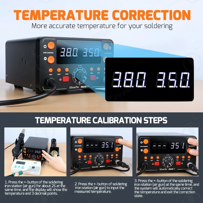 Stacja lutownicza 902D-IV 775W – Hot Air Rework Station T12 recenzja i cena