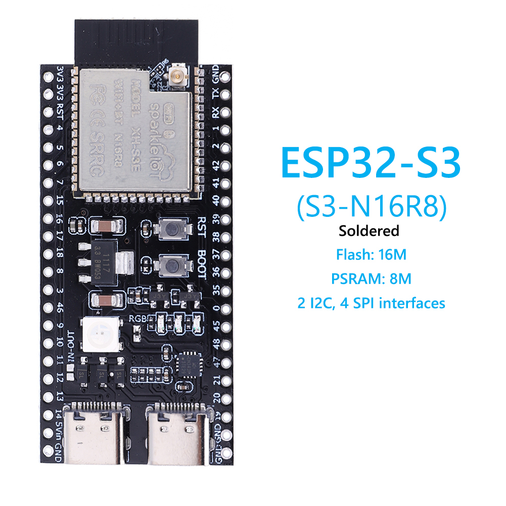 Płytka rozwojowa ESP32 S3 N16R – Esp32 S3 Development Board Lot recenzja i cena