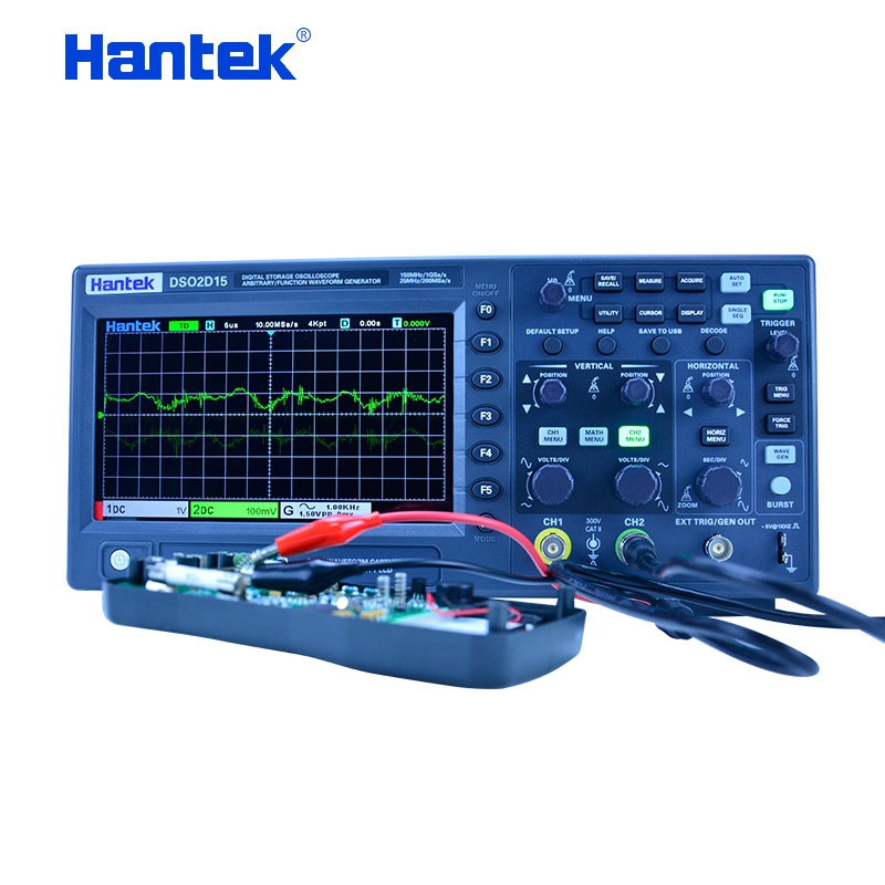 Hantek DSO2C10 2C15 2D10 2D15  – Digital Storage Oscilloscope 100Mhz recenzja i cena