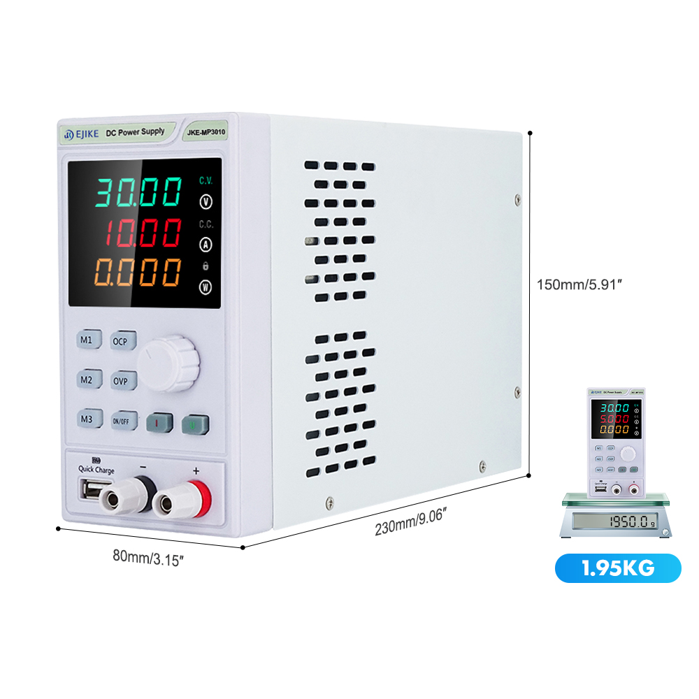 Zasilacz laboratoryjny EJIKE D – Programmable Dc Power Supply 30V 10A recenzja i cena