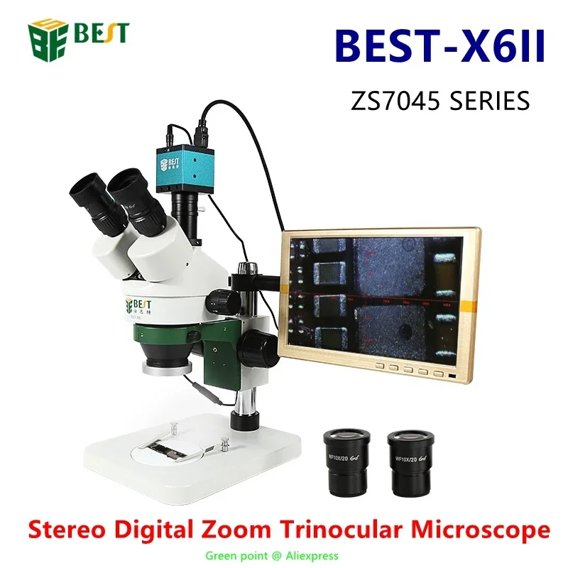 Seria ZS7045 Stereofoniczny mi – Stereo Trinocular Microscope Pcb recenzja i cena