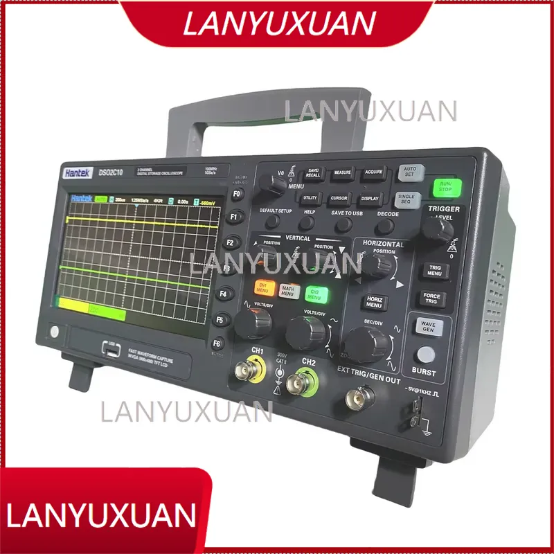 Oscyloskop cyfrowy Hantek DSO2 – Digital Storage Oscilloscope 100Mhz recenzja i cena