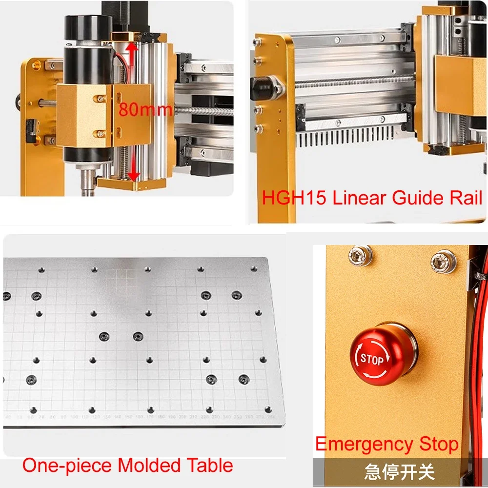 Frezarka CNC z prowadnicą lini – Mini Laser Engraver Cnc Router recenzja i cena